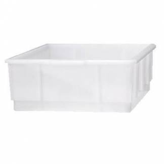 Plastkasse CB 13 ltr L42xB32xH12.5cm HDPE Hvid