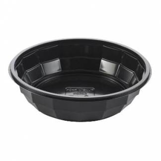 Plastsk&aring;l Bowl Diamond 714ml &Oslash;18,8x4,8cm RPET Sort