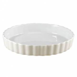 T&aelig;rtefad &Oslash;30.5 cm Glat inderside Porcel&aelig;n Hvid