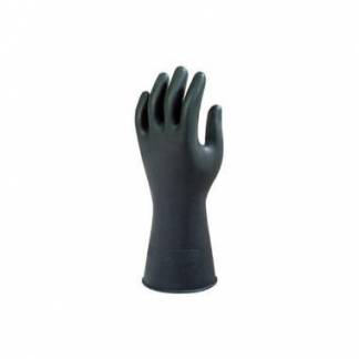 Handske Black Heavyweight G17K str L Latex Sort