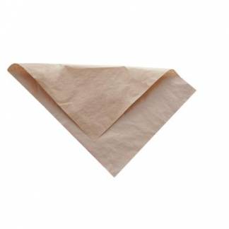 Burgerpapir 330x400 mm 35+6 gr Duplex HD PE-Belagt Brun