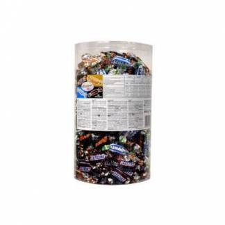Chokolade Miniatures Mix Snickers/Bounty/Twix/Mars 296 stk 3 kg &Atilde;&iexcl; d&Atilde;&yen;sen