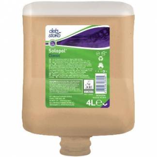 H&aring;ndrens Solopol Classic PURE Heavy Blomst t Olie/Fedt med Aloe Vera 4 ltr Brun