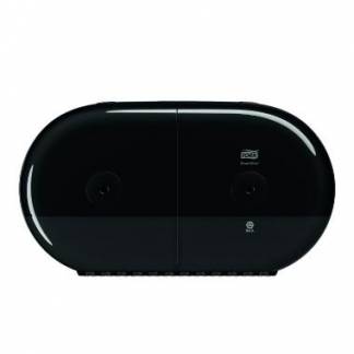 Dispenser Toiletpapir Tork SmartOne T9 Twin Plast Sort