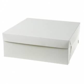 Kage&aelig;ske fold selv bund til h&oslash;j bund/lav top-model L320xB320xH100mm pap hvid