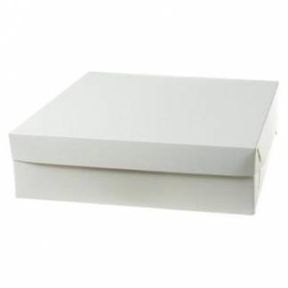 Kage&aelig;ske fold selv bund til h&oslash;j bund/lav top-model L350xB350xH100mm pap hvid