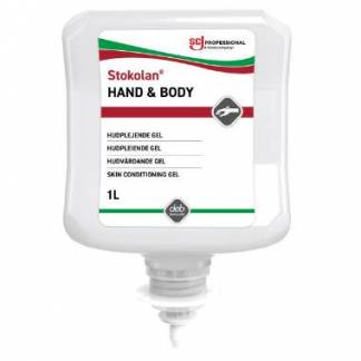 Hudcreme Stokolan Hand and Body 1ltr ECARF med Parfume 8.6\% fedt til dispenser