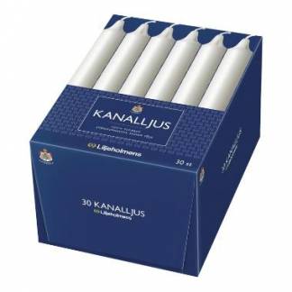 Kanallys &Oslash;24x200 mm Br&aelig;ndetid 6 timer Hvid