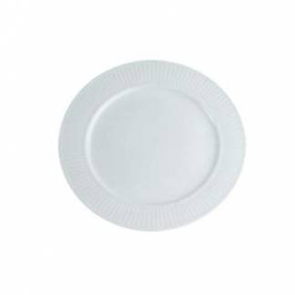 Tallerken Pillivuyt Pliss&eacute; &Oslash;17 cm Flad Porcel&aelig;n Hvid
