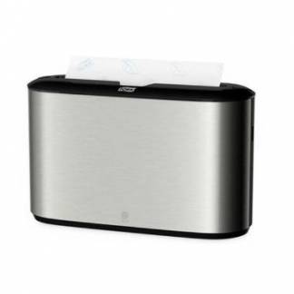 Dispenser H&aring;ndkl&aelig;deark Tork Xpress Multifold Bord H2 Rustfri st&aring;l