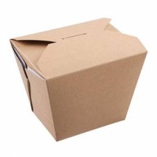 Takeaway &aelig;ske 750 ml 118/84x97/63x92 mm med PE Brun