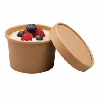 Suppeb&aelig;ger 225 ml 90/75x61 mm Brun OMPAK 10 pk x 50 stk/krt