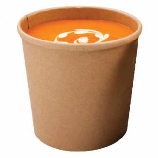 Papb&aelig;ger Soup-To-Go 350 ml &Oslash;90/73x86 mm Brun