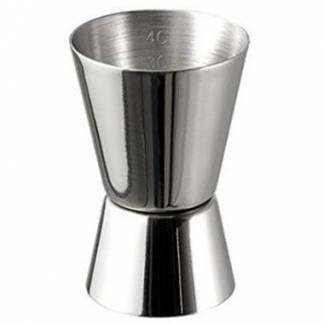 Jigger Dobbelt 2/4 CL Rustfri st&aring;l