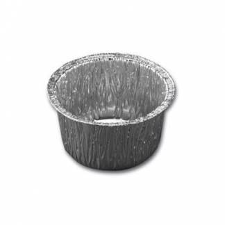 Alubakke 150 ml &Oslash;80x44 mm Rund