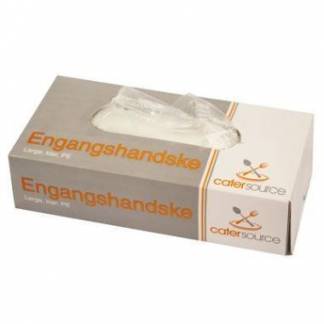 Handske Engangs Catersource str L 240x120x63 mm i boks LDPE