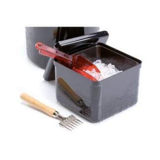 Isspand 3.4 ltr 20x20x17 cm Plastik Sort