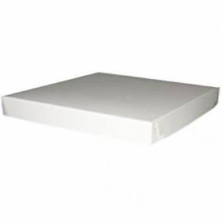 Kage&aelig;ske fold selv l&aring;g til h&oslash;j bund/lav top-model L280xB280xH40mm pap hvid