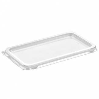 Plastl&aring;g M65-4 185x105x8,5 mm Firkantet APET til Kageboks K2182 i Apet mat
