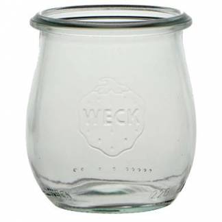 Patentglas Weck Tulip 220 ml &Oslash;7.18x8 cm uden L&aring;g Glas