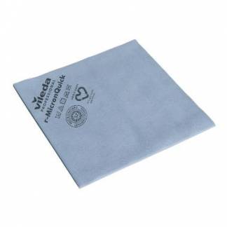 Microfiberklud r-MicronQuick 40x38cm Svanem&aelig;rket bl&aring; 70\% genbrugsplast