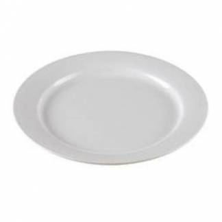 Tallerken Venice &Oslash;24 cm Flad Porcel&aelig;n Hvid