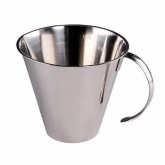 M&aring;lekande 1 ltr &Oslash;15x13.1 cm Konisk med Graduering Rustfri st&aring;l