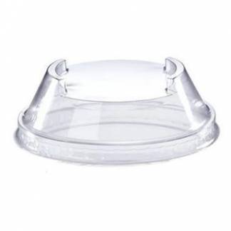 Plastl&Atilde;&yen;g &Atilde;&tilde;96 mm H&Atilde;&cedil;jt Kuppelformet bionedbrydelig PLA Klar til 30/40/50 cl &Atilde;&tilde;96 mm