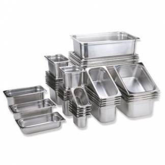 Kantine 1/4 GN 4 ltr 26.4x16.26x15 cm Rustfrit st&aring;l