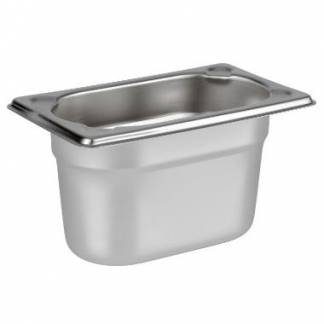 Kantine 1/9 GN 1 ltr 17.5x10.5x10 cm Rustfrit st&aring;l