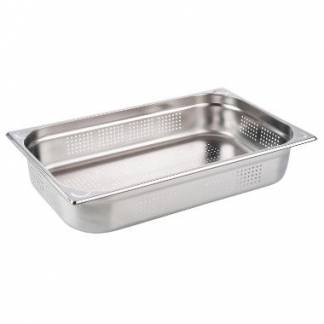 Kantine 1/1 GN 13.4 ltr 53x32.5x10 cm Perforeret Rustfrit st&aring;l