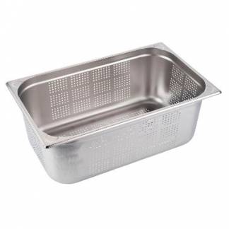 Kantine 1/1 GN 26.1 ltr 53x32.5x20 cm Perforeret Rustfrit st&aring;l