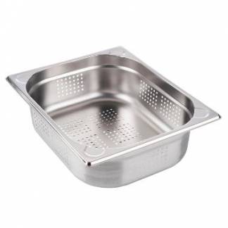 Kantine 1/2 GN 6.5 ltr 32.5x26.5x10 cm Perforeret Rustfrit st&aring;l