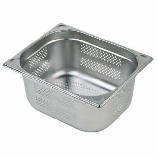 Kantine 1/2 GN 12.5 ltr 32.5x26.5x20 cm Perforeret Rustfrit st&aring;l