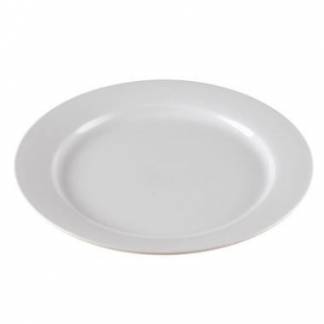 Tallerken Venice &Oslash;28 cm Flad Porcel&aelig;n Hvid