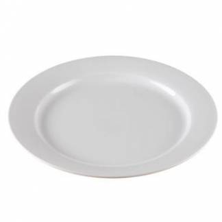 Tallerken Venice &Oslash;26 cm Flad Porcel&aelig;n Hvid