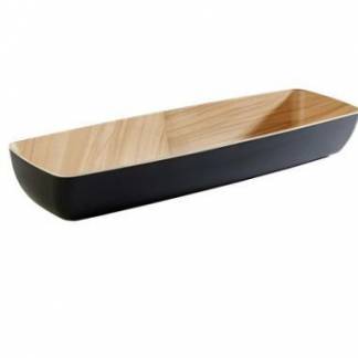 Sk&aring;l Frida 3.65 ltr 53x16.2x7.5 cm Melamin Sort/Tr&aelig;look