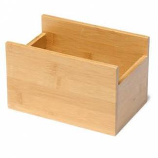 Servietboks 12x18 cm Bambus
