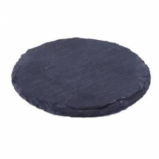 Lysplatte &Oslash;10 cm Skiffer Naturgr&aring;