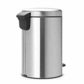 Pedalspand Brabantia Newlcon 12 ltr Fingerprintproof St&aring;l/Plast Mat st&aring;l