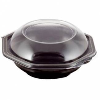 Multiboks Octaview 190x190x70 mm med Dressingb&aelig;ger PS Sort/Klar