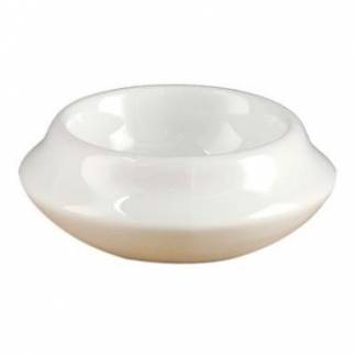 Sm&oslash;rsk&aring;l &Oslash;7 cm Kuvert Porcel&aelig;n Hvid