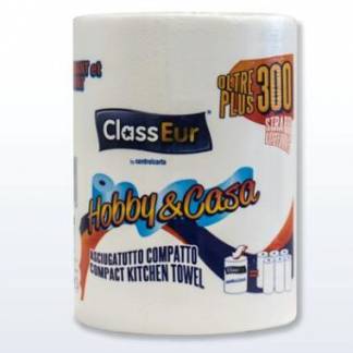 K&oslash;kkenrulle Maxi 2-lag &Oslash;17cm L77.5mxB22cm Nyfiber Hvid