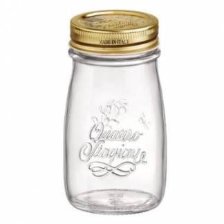 Saftflaske Quattro Stagioni 0.2 ltr &Oslash;6.4x11.65 cm med L&aring;g