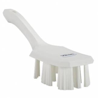 H&aring;ndb&oslash;rste UST 260 mm Kort skaft Stiv Hvid