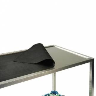 M&aring;tte Skridsikker Gummi Sort til Rullebord 113413