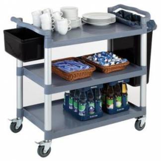 Rullebord/Serveringsvogn 108x50x96 cm 3 hylder PP Leveres usamlet