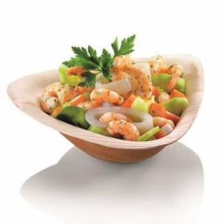 Sk&Atilde;&yen;l 600 ml 210x65 mm Trekant Bionedbrydelig Palmeblad