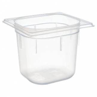 Kantine 1/6 GN 2.2 ltr 17.6x16.2x15 cm Polypropylen Klar