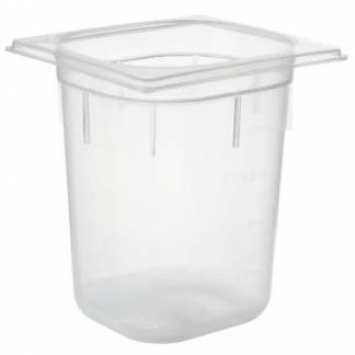 Kantine 1/6 GN 2.5 ltr 17.6x16.2x20 cm Polypropylen Klar